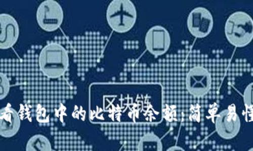 如何查看钱包中的比特币余额：简单易懂的指南
